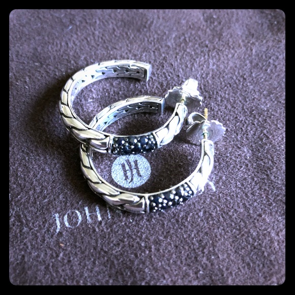 John Hardy Jewelry - John Hardy Black Sapphire Earrings